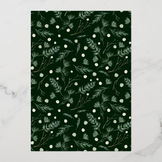 Arch Photo Married and Merry Folie Holiday Card Folie Uitnodiging (Achterkant)