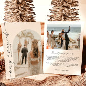 Arch Photo Merry & Married Holiday kerstKaart Kaart