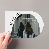 Arch Photo Modern Elegant Eenvoudig Afstuderen Par Acryl Uitnodigingen (Insitu (Draagbaar))