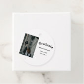 Arch Photo Modern Elegant Eenvoudig Afstuderen Par Bedankjes Labels (In situ)