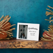 Arch Photo Modern Elegant Eenvoudig Afstuderen Par Fotoplaat (Zijkant)