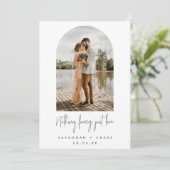 Arch Photo Niets Fancy gewoon van de uitloper Aankondiging (Staand voorkant)