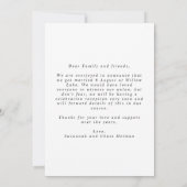 Arch Photo Niets Fancy gewoon van de uitloper Aankondiging (Achterkant)