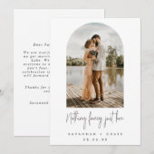 Arch Photo Niets Fancy gewoon van de uitloper Aankondiging (Voorkant / Achterkant)