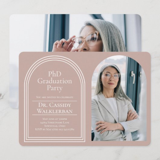 Arch Photo PhD-Afstuderen Kaart (Voorkant / Achterkant)