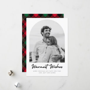 Arch Photo Pset Couple Kerstmis Feestdagenkaart