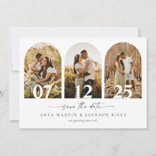 Arch Photo Save the Date Wedding Kaart Notice