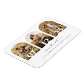 Arch Photo Save the Date Wedding Kaart Notice Magneet (Linkerzijde)