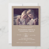 Arch Photo Twin College High School Afstuderen Kaart (Achterkant)