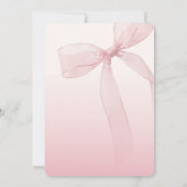 Arch Pink Bow Girls Just Wanna Be 30 Birthday Kaart (Achterkant)