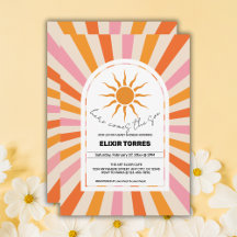 Arch Retro Hier komt het Son Baby shower