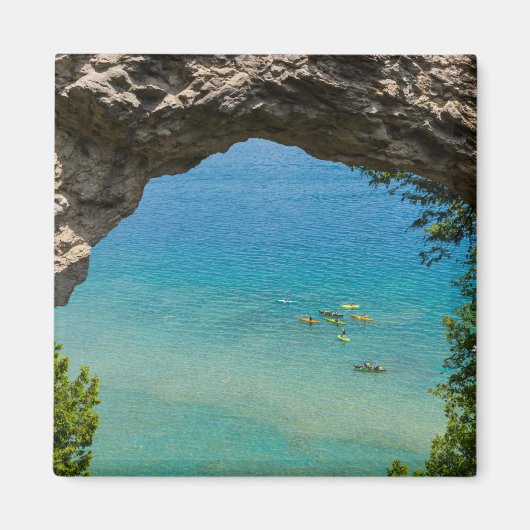 Arch Rock Canoeing Magneet (Voorkant)