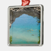 Arch Rock Canoeing Metalen Ornament (Links)