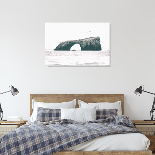 Arch Rock Canvas Afdruk (Insitu (Slaapkamer))