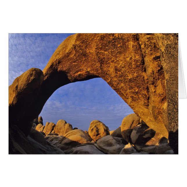 Arch Rock in Joshua Tree National Park in (Voorkant Horizontaal)