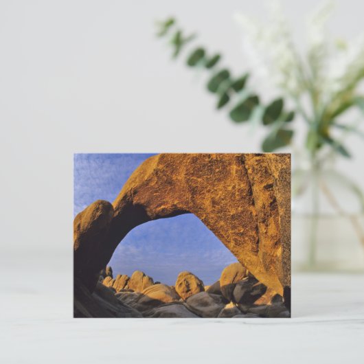 Arch Rock in Joshua Tree National Park in Briefkaart (Staand voorkant)