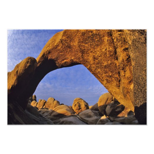 Arch Rock in Joshua Tree National Park in Foto Afdruk (Voorkant)