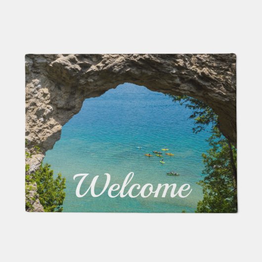 Arch Rock kanoën Welkom Deurmat (Voorkant)