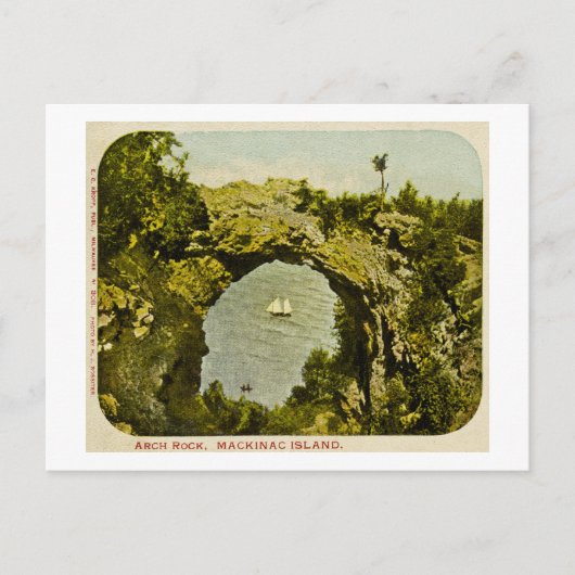 Arch Rock, Mackinac Island Briefkaart (Voorkant)