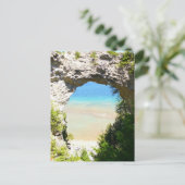 Arch Rock, Mackinac Island Briefkaart (Staand voorkant)