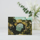 Arch Rock Mackinac Island, Michigan 1911 Briefkaart (Staand voorkant)