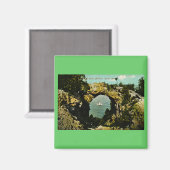 Arch Rock Mackinac Island, Michigan 1911 Magneet (Voorkant / Achterkant)