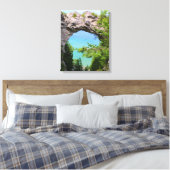 Arch Rock Mackinac Island Michigan Canvas Afdruk (Insitu (Slaapkamer))