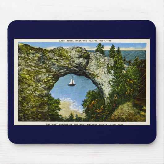 Arch Rock Mackinac Island, Michigan Muismat (Voorkant)