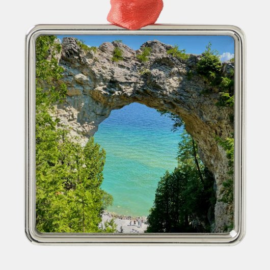 Arch Rock Mackinac Ornament (Voorkant)