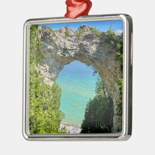 Arch Rock Mackinac Ornament (Links)
