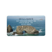Arch Rock Ocean Vista Return Address Label (Voorkant)