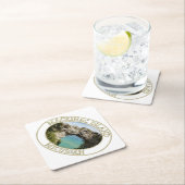 Arch Rock op Mackinac Island in Michigan Kartonnen Onderzetters (Insitu)