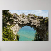 Arch Rock op Mackinac Island, Michigan Poster (Voorkant)