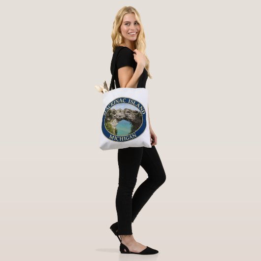 Arch Rock op Mackinac Island, Michigan Tote Bag (Op model)