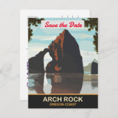 Arch Rock, Oregon Coast Save The Date (Voorkant / Achterkant)