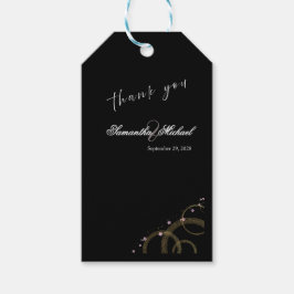 Arch Serenity Black Premium Bedankkaartje Cadeaulabel