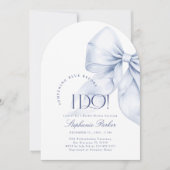 Arch Something Blue Bow Vrijgezellenfeest Kaart (Voorkant)