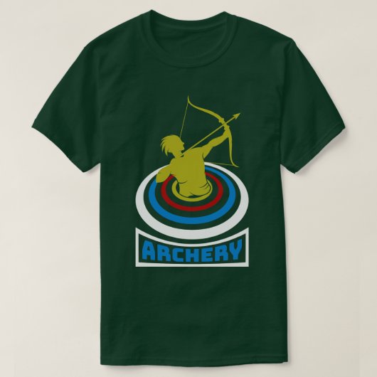 Arch Sport Archer Archery Arrow en Bow 34 T-shirt (Design voorkant)