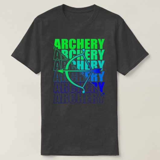 Arch Sport Archer Archery Arrow en Bow 6 T-shirt (Design voorkant)