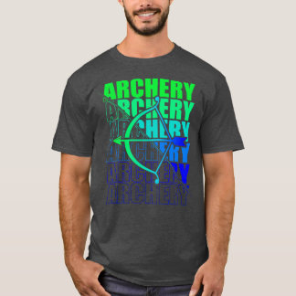 Arch Sport Archer Archery Arrow en Bow 6 T-shirt