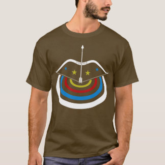 Arch Sport Archer Archery Arrow en Bow T-shirt
