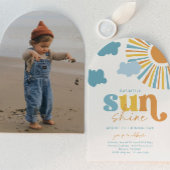 Arch Sun Birthday Invitation Kaart