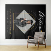 Arch Tassels Foto Afstuderen Welkom Achtergrond Wandkleed (In Situ (horizontaal))