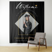 Arch Tassels Foto Afstuderen Welkom Achtergrond Wandkleed (In situ)