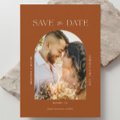 Arch Terracotta Rust Boho Photo Save the Date