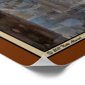 Arch van Constantine en Colosseum Poster (Hoek)