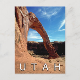 Arch van Corona, gebied rond Moab, Utah Briefkaart