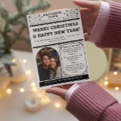 Arch Wat een jaar in de Review krant Kerst Feestdagenkaart