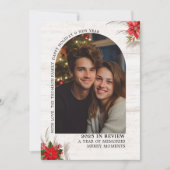 Arch Wat een jaar in Review Multi Foto's Kerst Kaart (Voorkant)