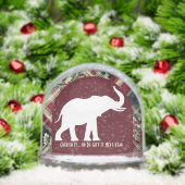 Arch White Elephant Christmas Plaid Gift Funny  Sneeuwbol (Kerstmis)
